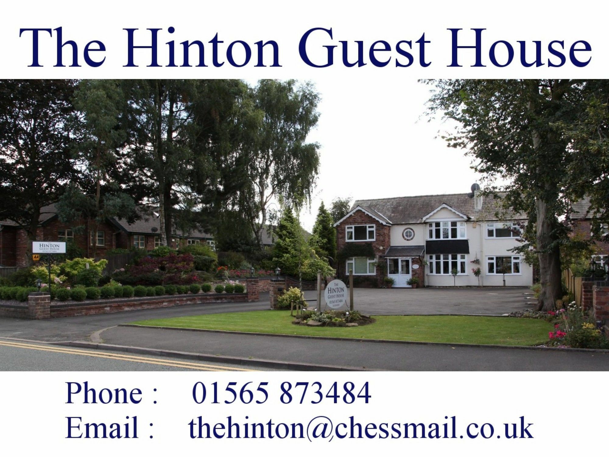 The Hinton Guest House Knutsford Eksteriør billede